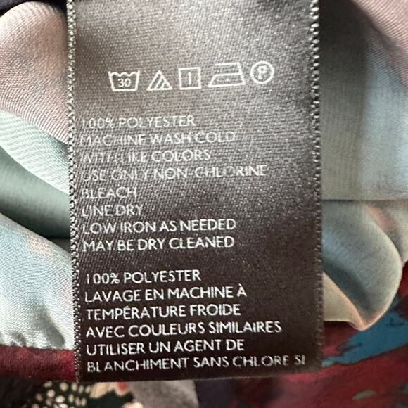 Urban Outfitters Windbreaker Jacket Womens SMALL Retro Cropped Full Zip Floral - Picture 8 of 13